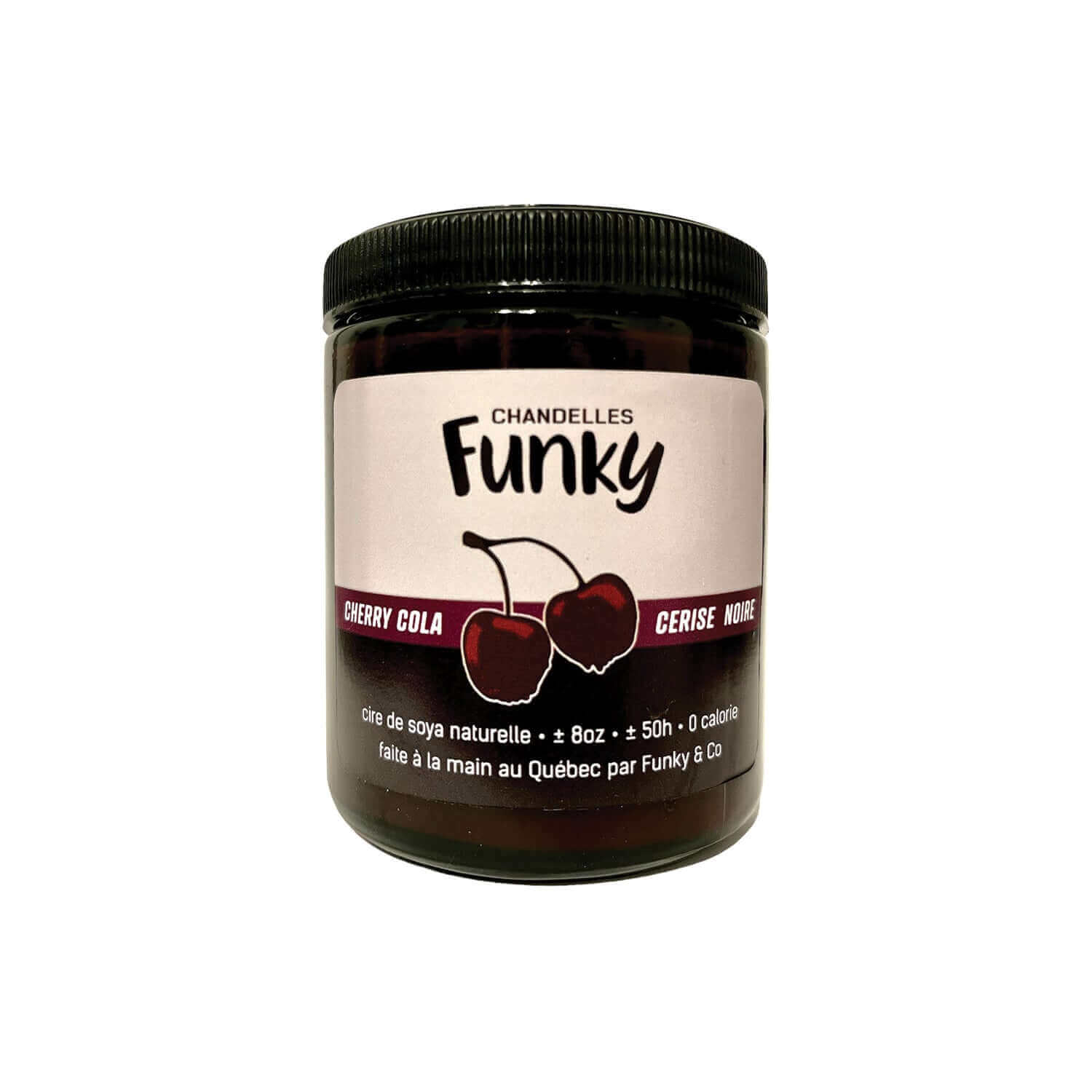 Chandelles Funky - Cerise Noir