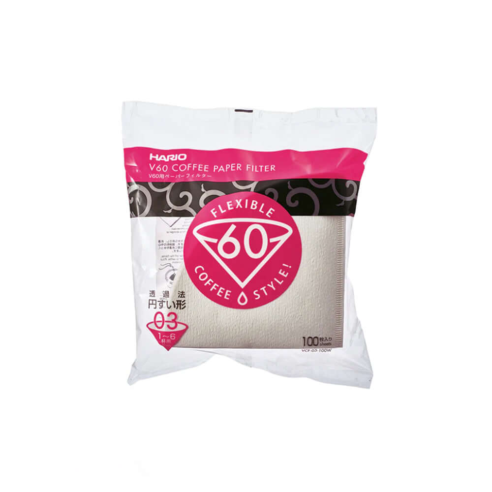 Hario - Filtres V60-02 Bruns (100mcx)