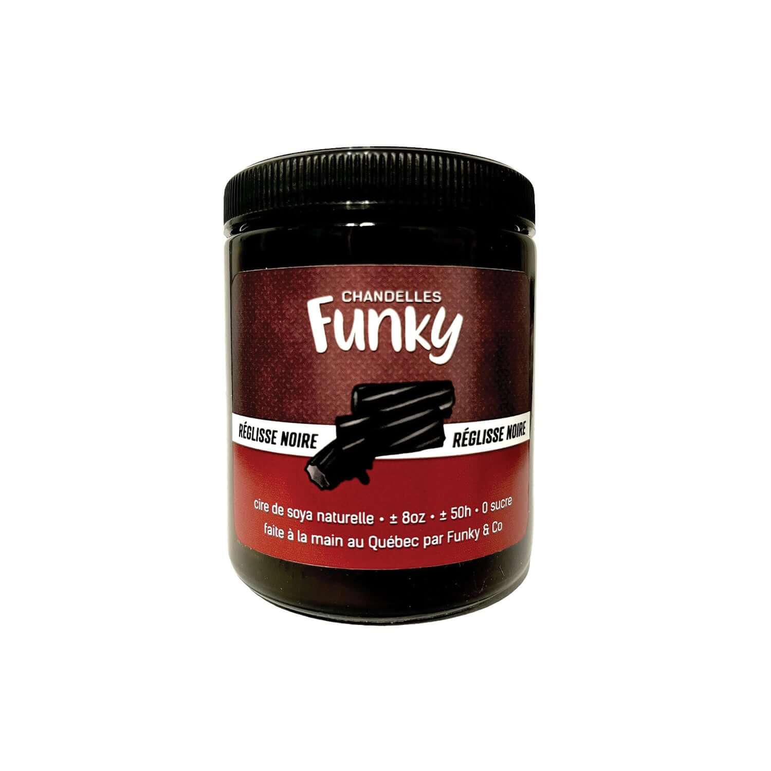 Chandelles Funky - Réglisse Noir