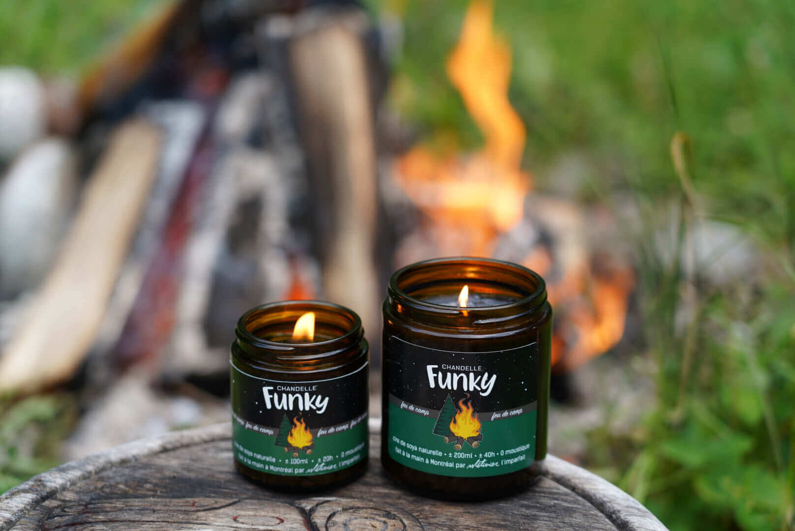 Chandelles Funky - Feu de Camp
