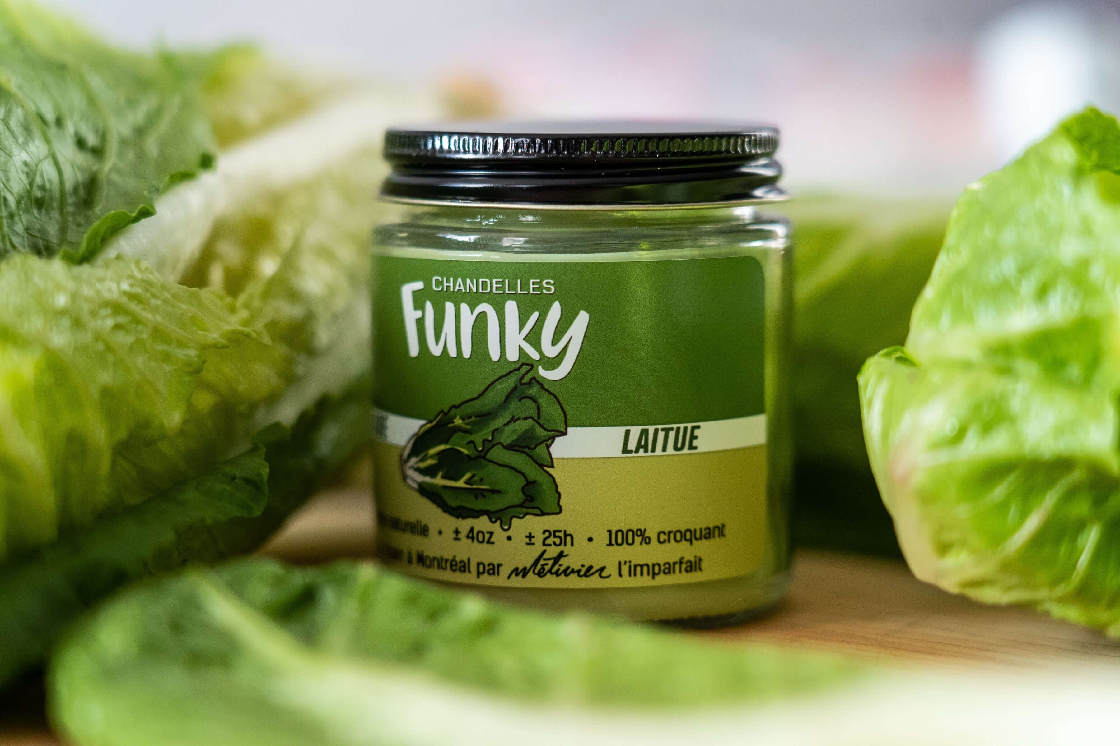 Funky Candles - Lettuce Salad