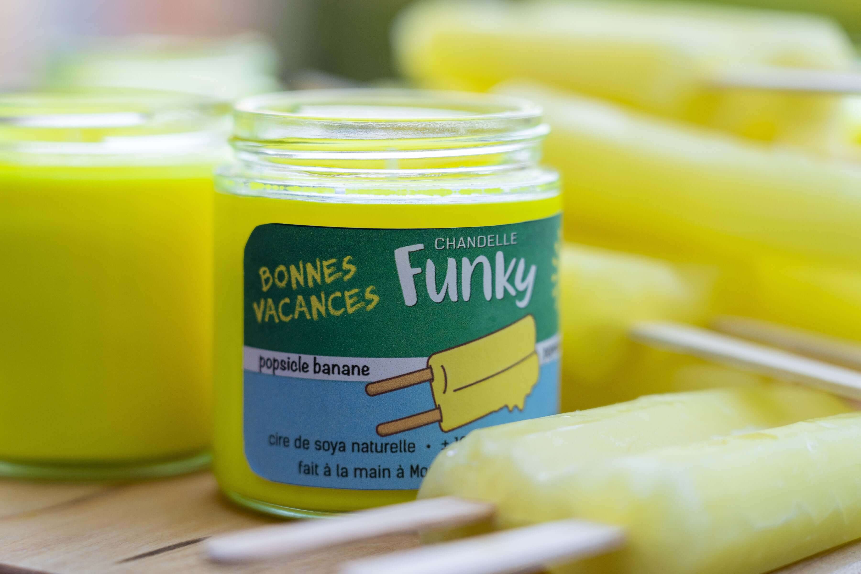 Chandelles Funky - Popsicle Banane
