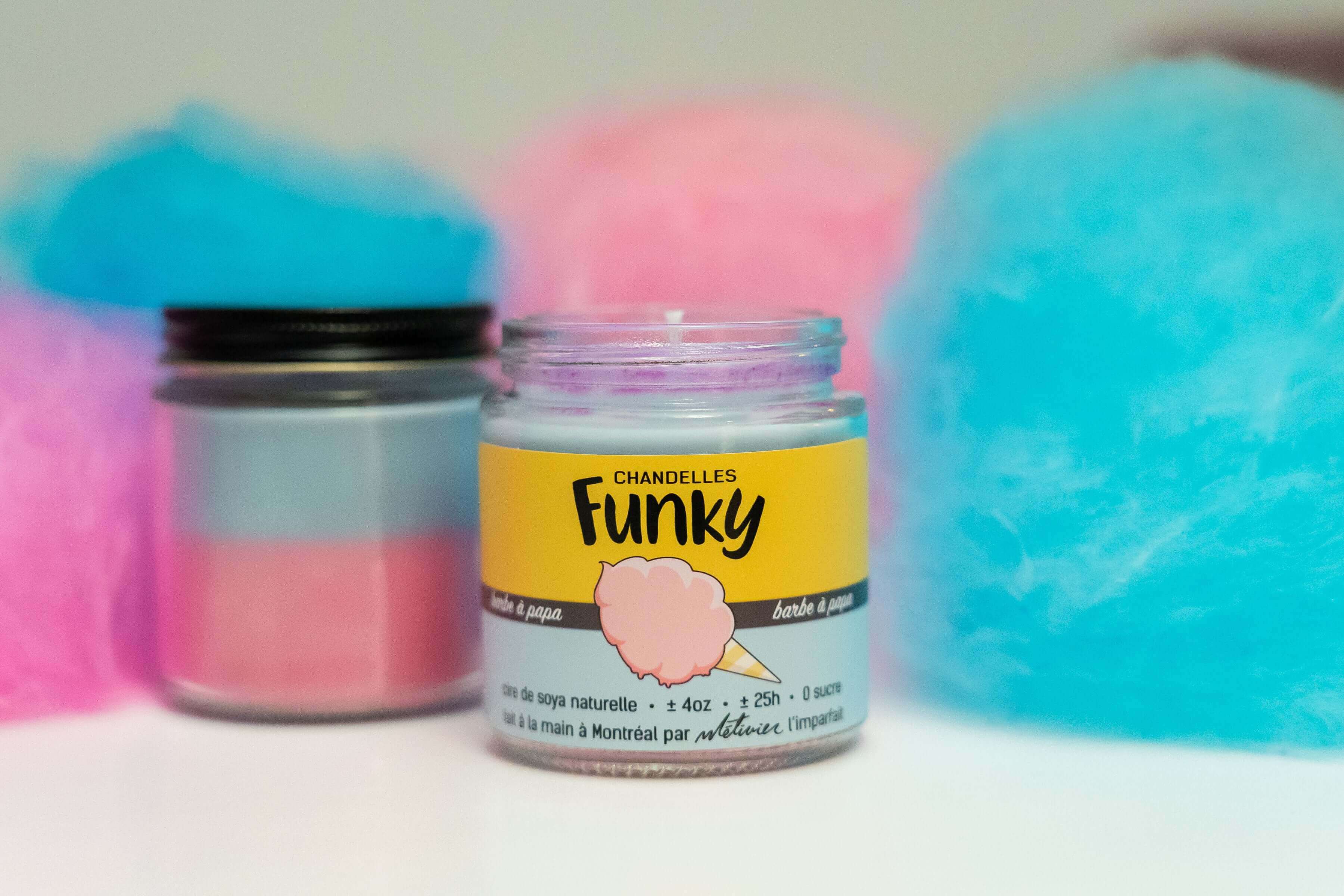 Funky Candles - Cotton Candy