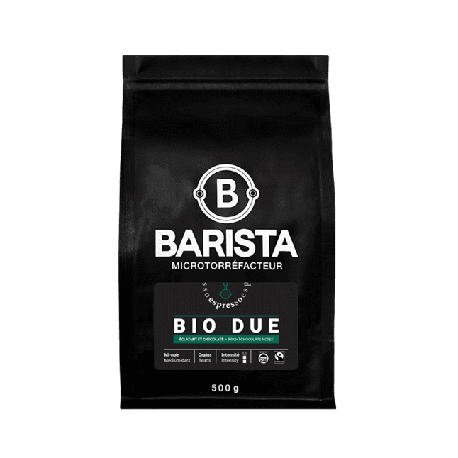 Barista - Bio Due 500G - Centre Caféfix