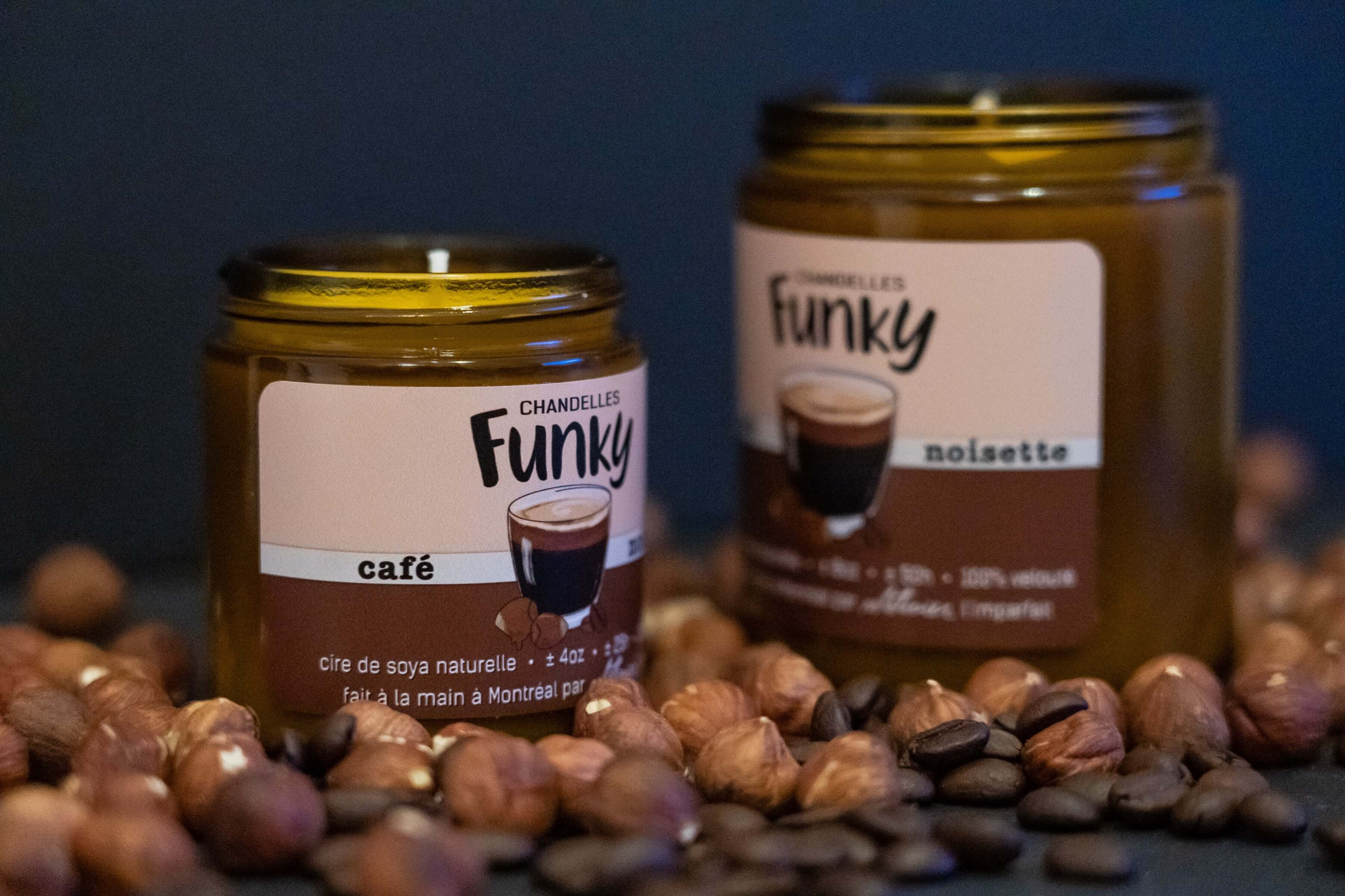 Funky Candles - Hazelnut Coffee