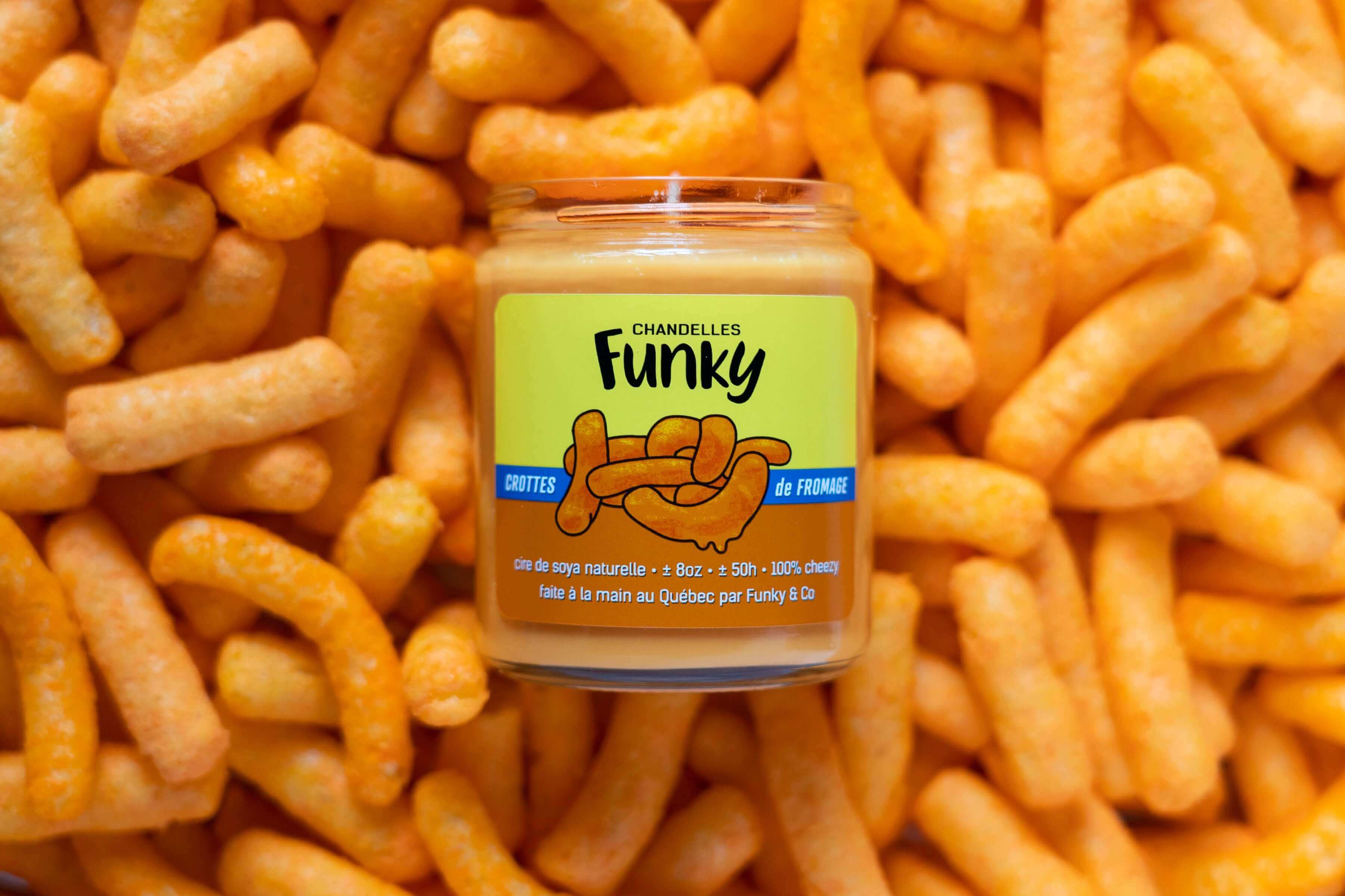 Funky Candles - Cheese Drops